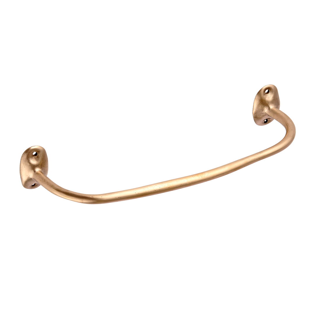 Sketch Hand Towel Rail shown in silicon bronze.