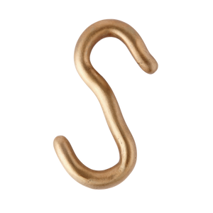 Sketch S hook shown in silicon bronze.