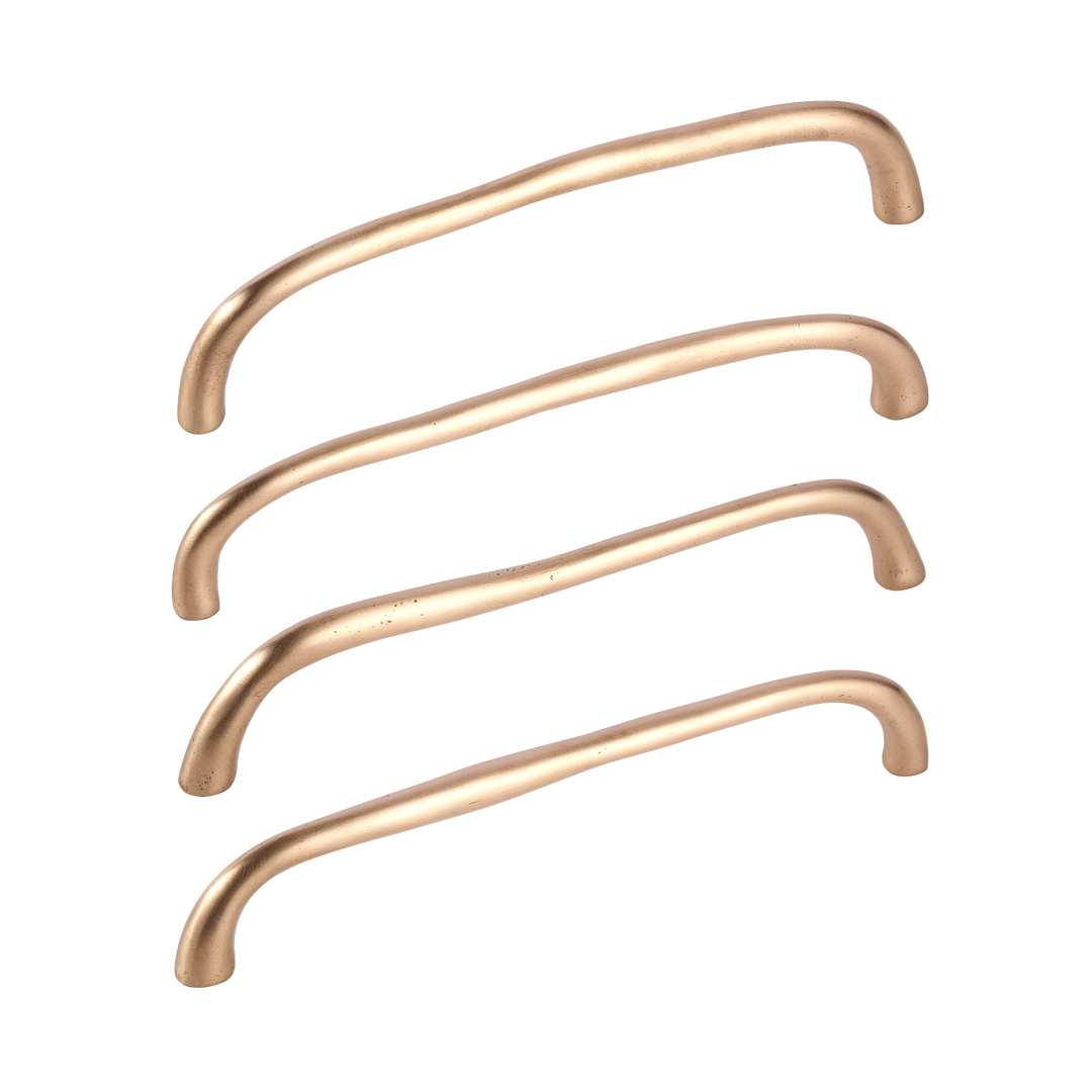 160mm Sketch Cabinet Handles shown in our silicon bronze.