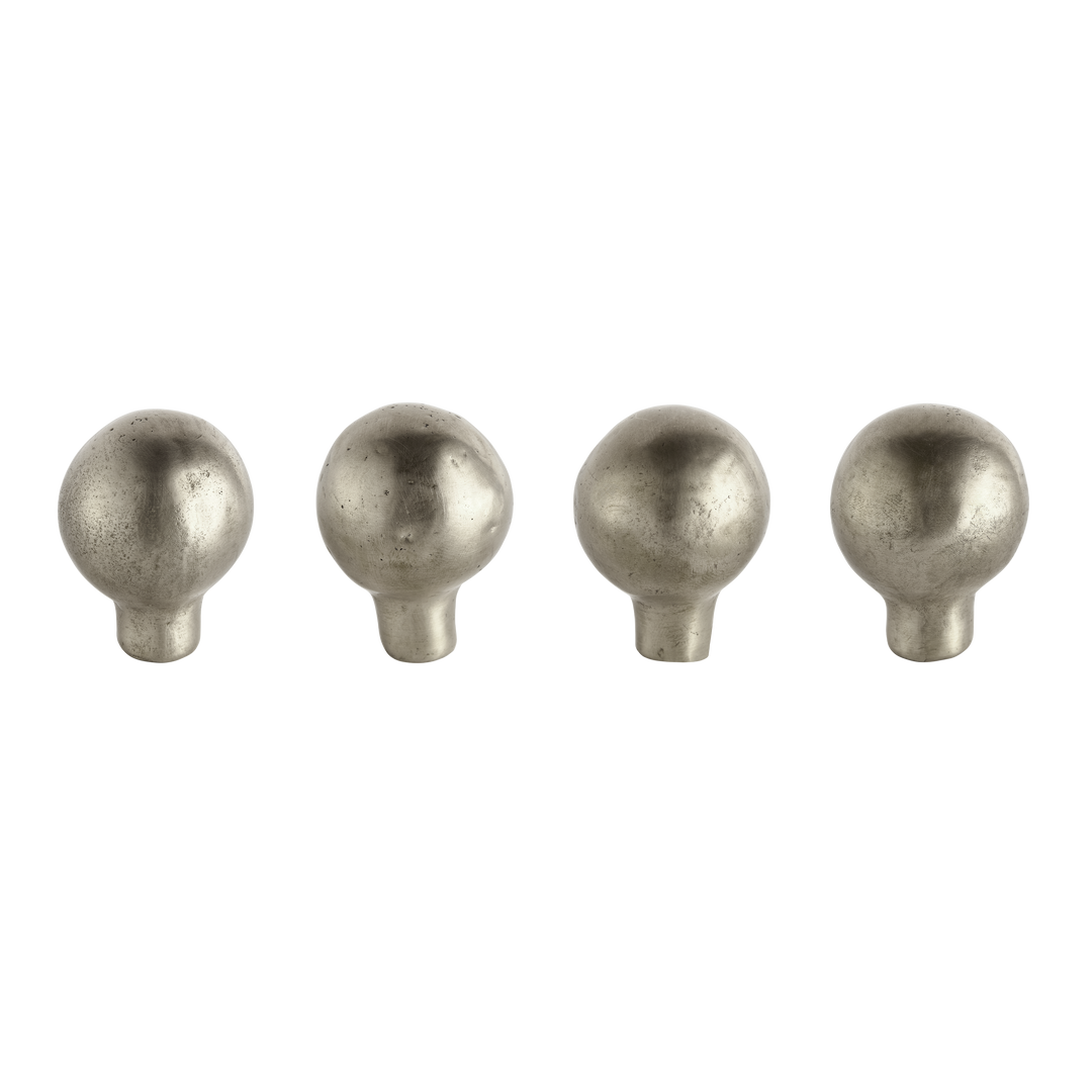 Sketch Cabinet Knobs shown in our white bronze.