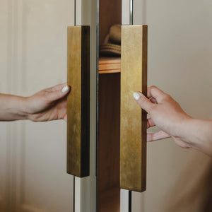 Design by St Giles Furniture | Photography by Joey Kendal Brown | Edgbaston Pull Handle shown in our aged brass (BEL) finish.
