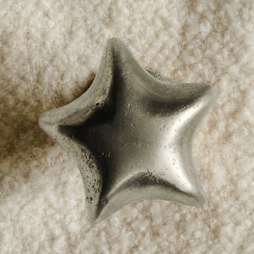 Whimsical Star White Bronze Cabinet Knob
