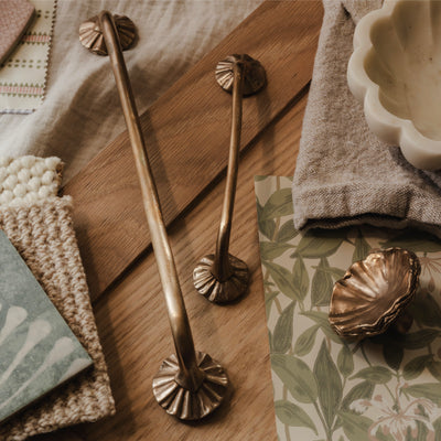 Photography by Joey Kendal Brown | Whimsical Cabinet Handle shown in silicon bronze. 