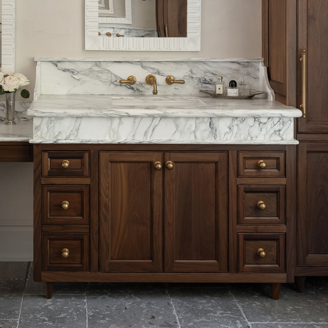 Design by Whittney Parkinson Design. Photography by Sarah Shields Photography. Product shown in our aged brass (BEL) finish.