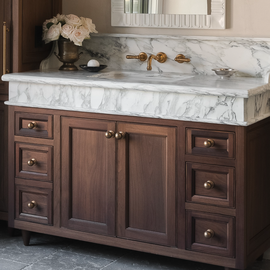 Design by Whittney Parkinson Design. Photography by Sarah Shields Photography. Product shown in our aged brass (BEL) finish.