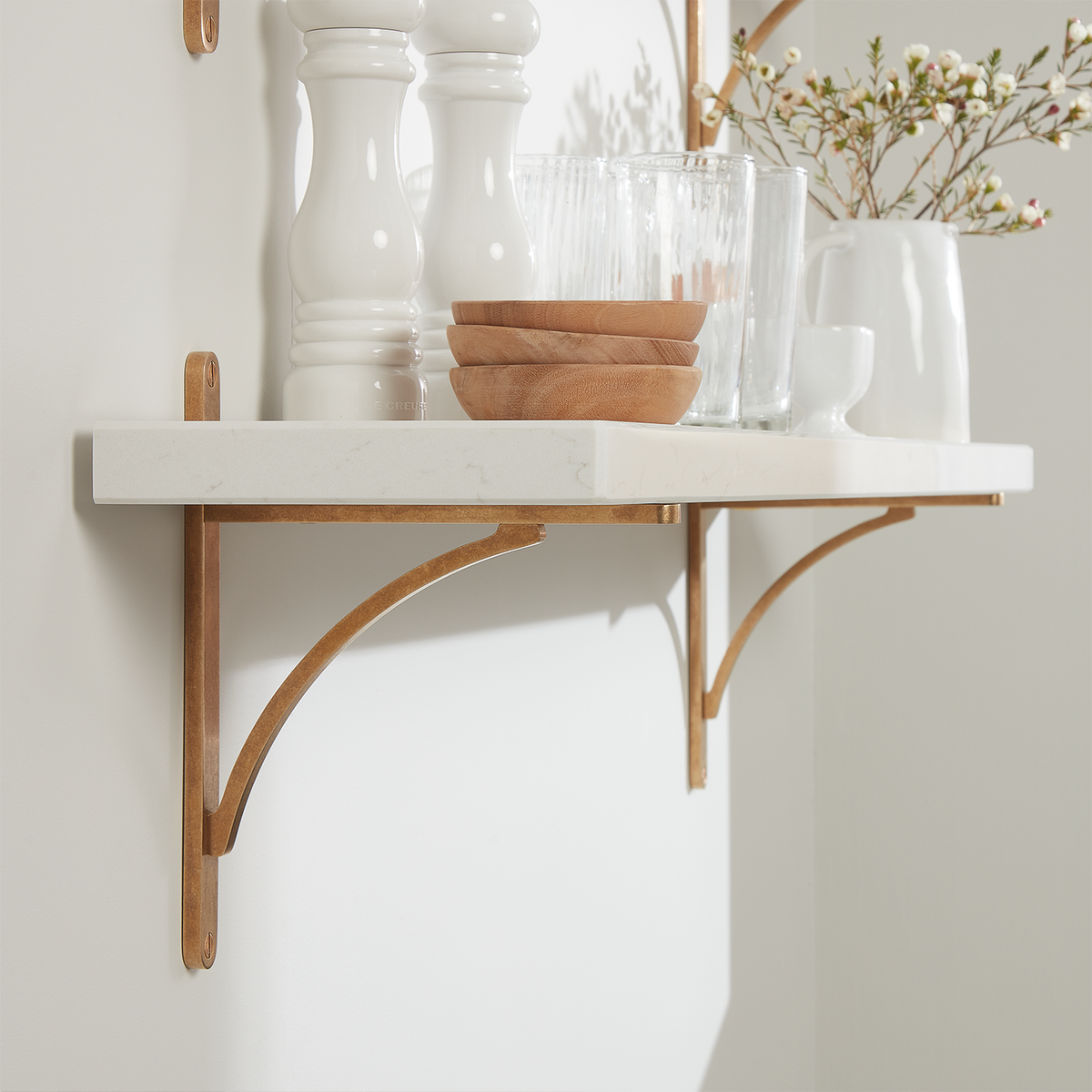 Luxury Brass Shelf Brackets & Wall Brackets Armac Martin
