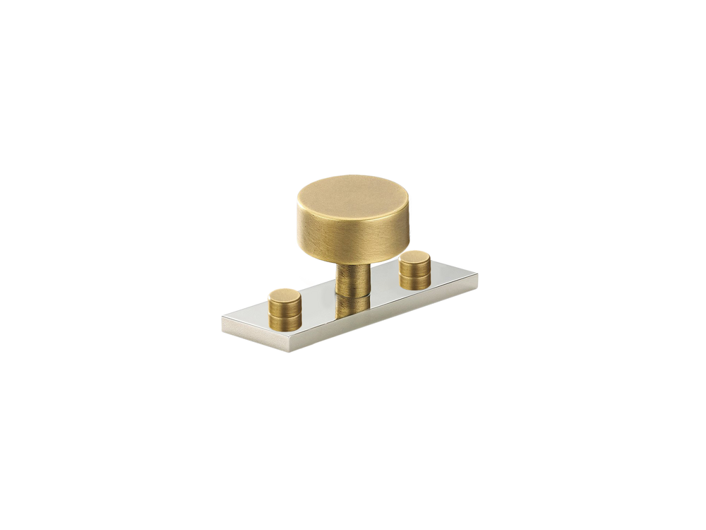 MIX Straight Knurled Knob & Backplate Addition Two
