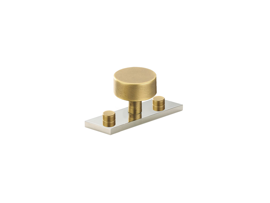 MIX Straight Knurled Knob & Backplate Addition Two