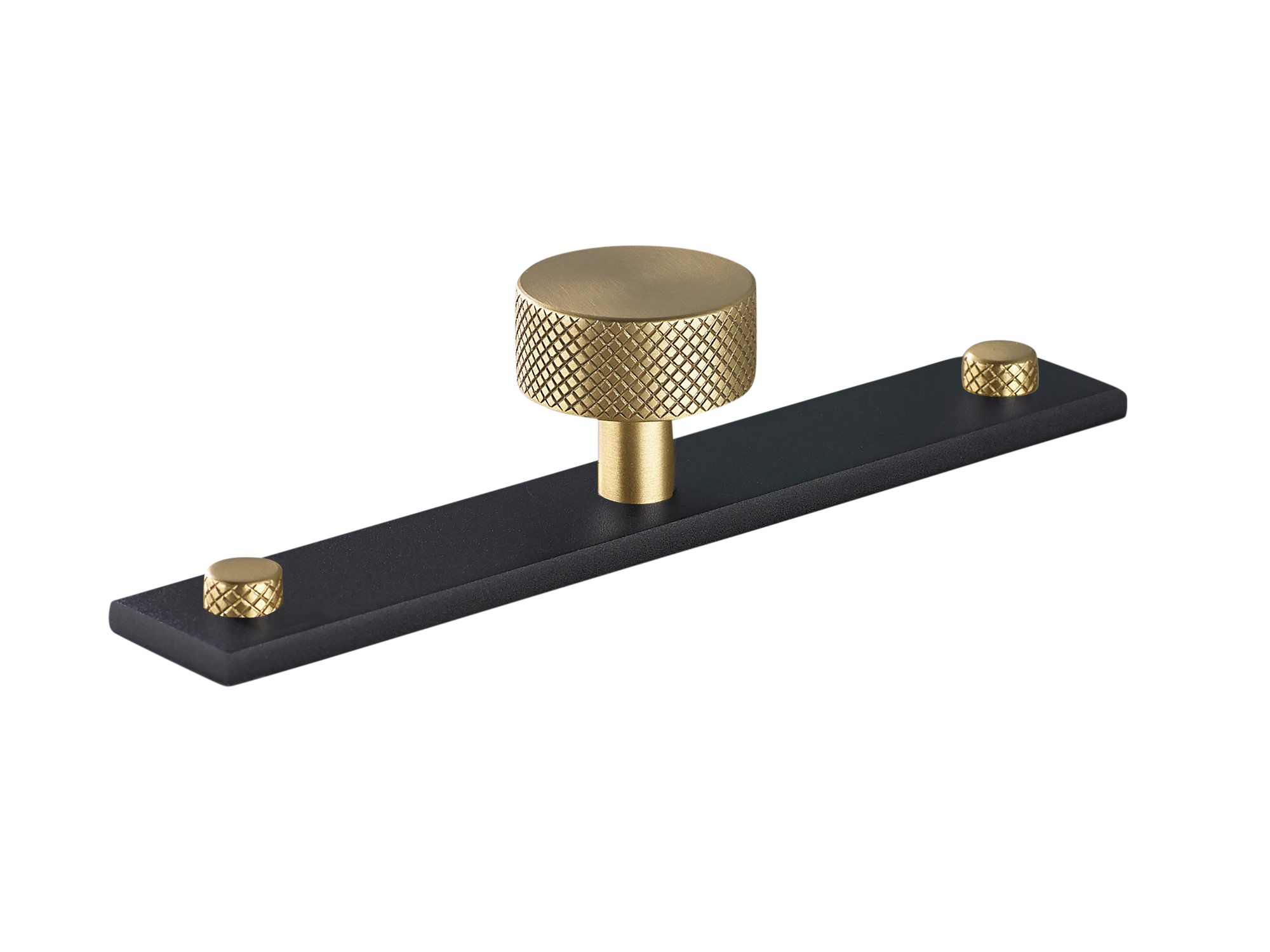 MIX Straight Knurled Knob & Backplate Armac Martin