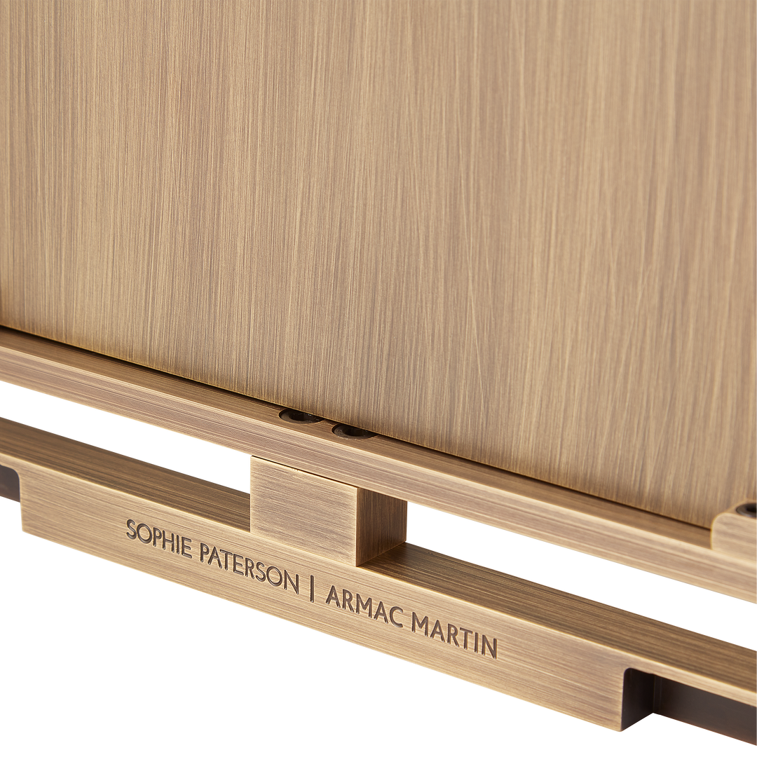 Product shown in our satin antique satin lacquered (SAS) finish